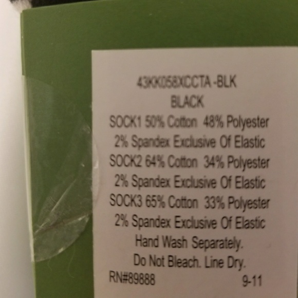 Kate spade 3 pack crew socks - Picture 3 of 3